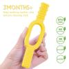 imageBaby Teething Toys  Sensory Chew Toys Oral Motor Tool for Humans  Toddler Teether to Relieve Teething Pain and Massage Gums  Food Grade ampamp Easy to Clean  Chew Toys for Special Needs Chewer Yellow1pc