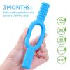 imageTeething Toys  Sensory Chew Toy Oral Motor Tool for Humans  Baby Teether to Relieve Teething Pain and Massage Gums  Great Gift for Friends Kid  Chew Toy for Special Needs Chewer BlueYellowRed1pc