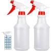 imageJohnBee Empty Spray Bottles 16oz2Pack  Adjustable Spray Bottles for Cleaning Solutions  No Leak and Clog  HDPE spray bottle For Plants Pet Vinegar BBQ and Rubbing Alcohol16oz2Pack