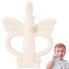 imageTeething Toys  360 Silicone Baby Toothbrush Teether  Cute Unicorn Teether to Relieve Teething Pain and Massage Gums  Food Safe ampamp Easy to Clean  Great Gifts for Friends Babies 1pcBeige