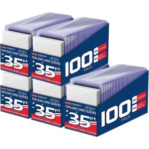 imageJohnBee Card Sleeves  3quotx4quot Hard Plastic Top Loaders for Cards  Trading Card Sleeve ampamp Baseball Card Holder  Premium Topload Ablum Photocard Holder for Sports Game ampamp Kpop Cards Only 100 Hard500 Hard Sleeves  500 Soft Sleeves