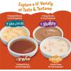 imagePurina Friskies Grain Free Wet Cat Food Complement Variety Pack Lil Soups With Sockeye Salmon ampamp Tuna in Broth  18 12 oz CupsVariety Pack