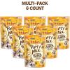 imagePurina Friskies Natural Cat Treats Party Mix Natural Yums With Real Chicken ampamp Vitamins Minerals ampamp Nutrients  Pack of 6 6 oz PouchesChicken