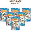 imagePurina Friskies Natural Cat Treats Party Mix Natural Yums With Wild Tuna  Pack of 6 6 oz Pouches6 Ounce Pack of 6
