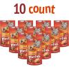 imagePurina Friskies Playfuls With Chicken and Liver Flavor Cat Treats  Pack of 6 6 oz Pouches21 Ounce Pack of 10