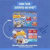 imagePurina Friskies Wet Cat Food Variety Pack Shreds With Beef Turkey and Cheese Dinner Chicken and Salmon Dinner and With Ocean Whitefish and Tuna  Pack of 40 55 oz Cans55 Ounce Pack of 40