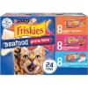 imagePurina Friskies Gravy Wet Cat Food Variety Pack Seafood Prime Filets Favorites  Pack of 24 55 oz Cans