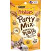 imagePurina Friskies Natural Cat Treats Party Mix Natural Yums With Real Chicken ampamp Vitamins Minerals ampamp Nutrients  Pack of 10 21 oz Pouches21 Ounce Pack of 10