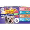 imagePurina Friskies Pate Wet Cat Food Variety Pack Seafood and Chicken Pate Favorites  48 ct Can55 Ounce Pack of 40