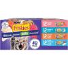 imagePurina Friskies Pate Wet Cat Food Variety Pack Seafood and Chicken Pate Favorites  48 ct Can55 Ounce Pack of 48
