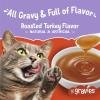 imagePurina Friskies Lil Gravies Roasted Turkey Flavor Cat Food Lickable Cat Treats  Pack of 16 155 oz Pouches