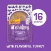 imagePurina Friskies Wet Pureed Cat Food Topper Lil Shakes With Flavorful Turkey Lickable Cat Treats  Pack of 16 155 oz Pouches