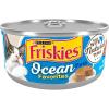 imagePurina Friskies Wet Cat Food Pate Ocean Favorites With Natural Tuna Brown Rice and Peas  Pack of 24 55 oz Cans