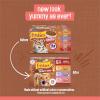 imagePurina Friskies Extra Gravy Wet Cat Food Chunky 24ct Variety Pack With Chicken Turkey Salmon Beef  Pack of 24 55 oz CansBeef  Turkey  Chicken  Salmon