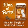 imagePurina Friskies Party Mix Chicken Lovers CrunchwithReal ChickenCat Treats  30 oz Canister
