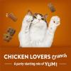 imagePurina Friskies Party Mix Chicken Lovers CrunchwithReal ChickenCat Treats  30 oz Canister