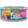 imagePurina Friskies Fully Loadd Wet Food for Cats with Salmon Wild Rice Carrots and Spinach in Sauce  55 Ounce Pack of 24