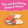 imagePurina Friskies Grain Free Lickable Cat Food Toppers Lil Soups With Sockeye Salmon in Chicken Broth  Pack of 8 12 oz Cups12 Ounce Pack of 8