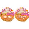 imagePurina Friskies Grain Free Lickable Cat Food Toppers Lil Soups With Sockeye Salmon in Chicken Broth  Pack of 8 12 oz Cups12 Ounce Pack of 16